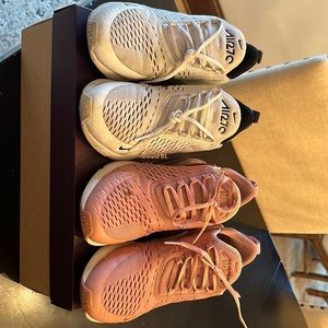 Women’s Nike air 270 (2 pair)